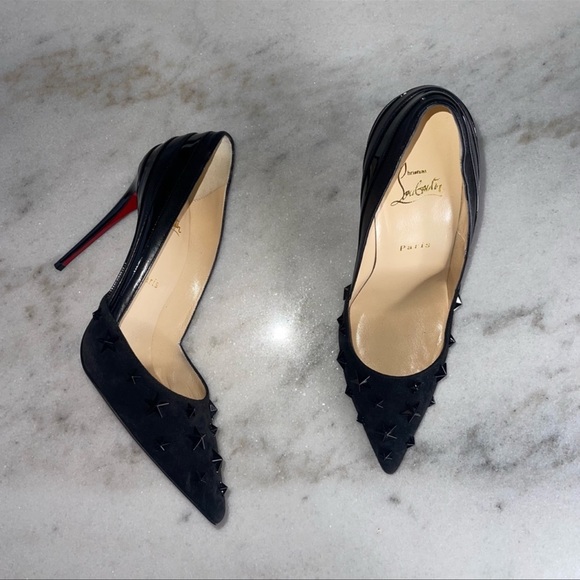 Christian Louboutin Wonder Pump 100 VV Nappa Leather Shiny Patent in Black - Picture 6 of 12